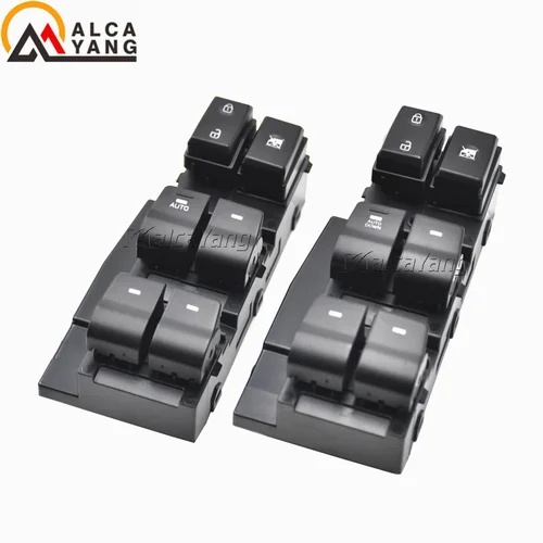 Interruptor elevador principal delantero izquierdo para ventana compatible con Hyundai Elantra 2017 2018 2019 2020 93570-F2100 93570-F20004X 93570F2100