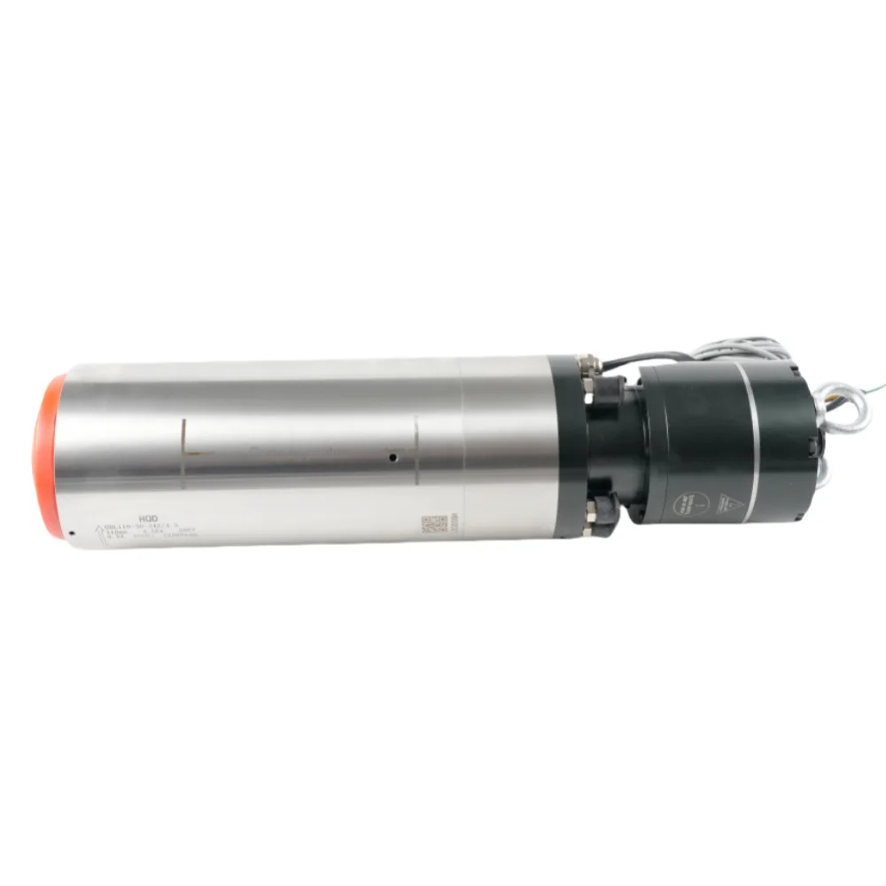 HQD GDL110-30-24Z/4.5 BT30 4.5kW Water-Cooled Milling Spindle Motor With Inverter Drive 24000rpm 2.65Nm Max Torque