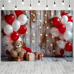 1pc Valentine's Day love themed photography background cloth - Polyester banner for parties and special occasions with hearts, b