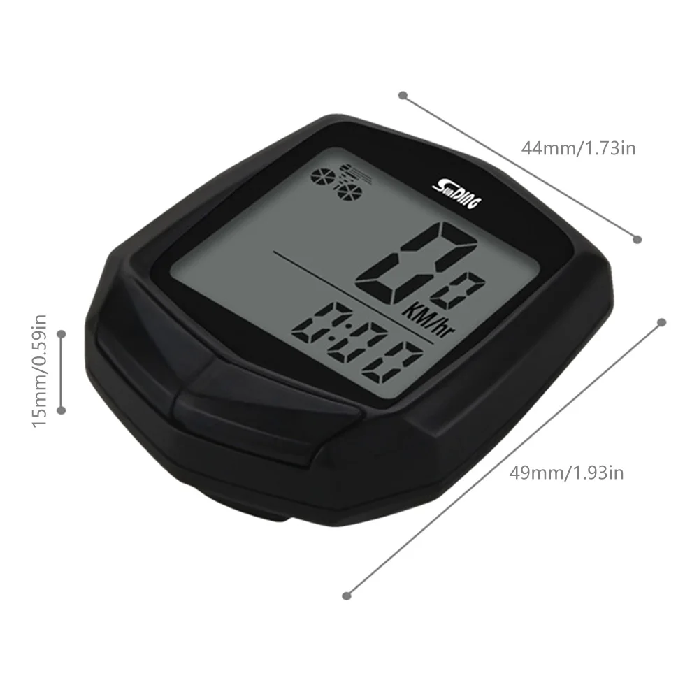 1PCS Waterproof Wired Digital Bike Ride Speedometer Odometer Bicycle Cycling Speed Counter Code Table Bicycle Accessories