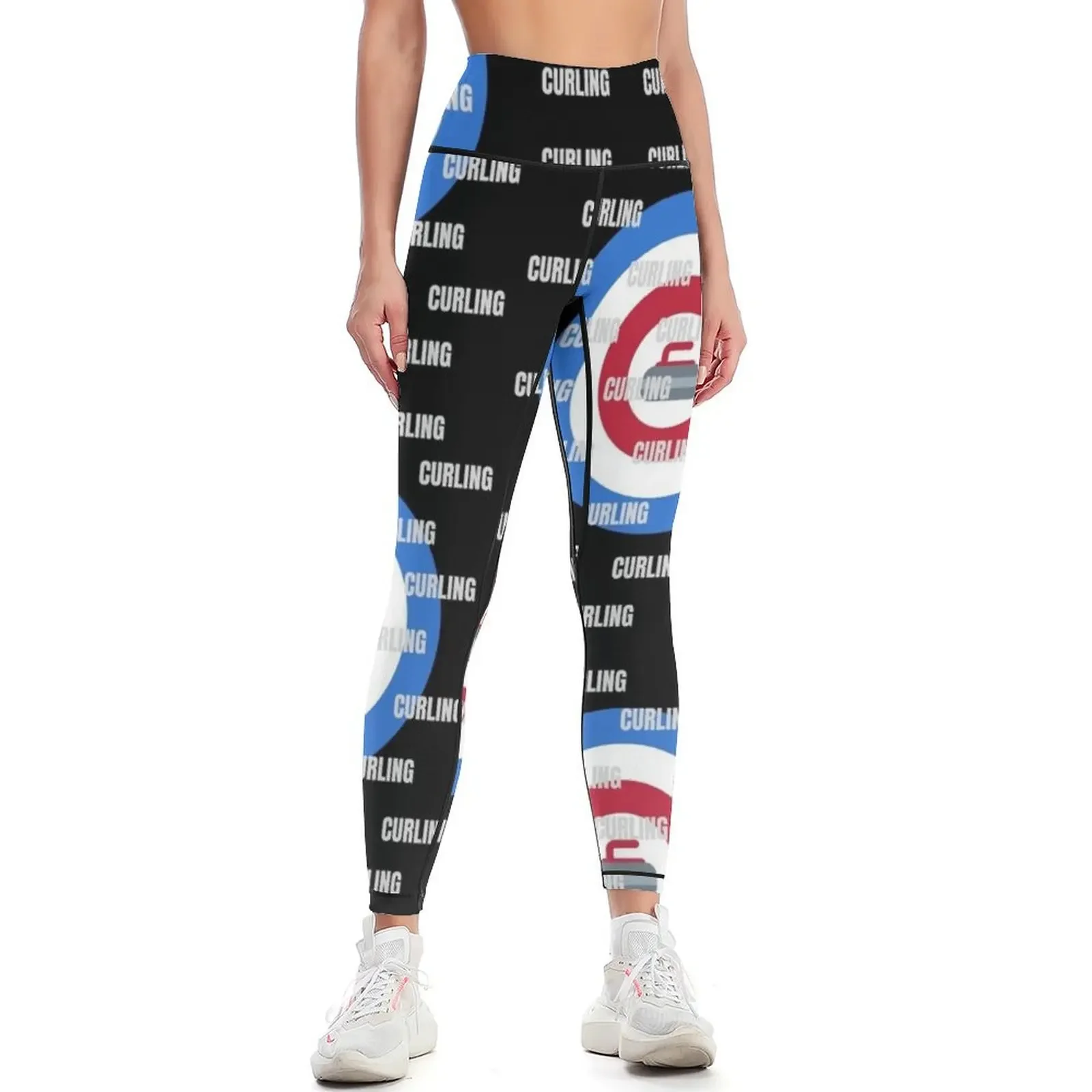 

Canada Curling Leggings leggins push up woman sport set workout clothes for push up fitness Womens Leggings