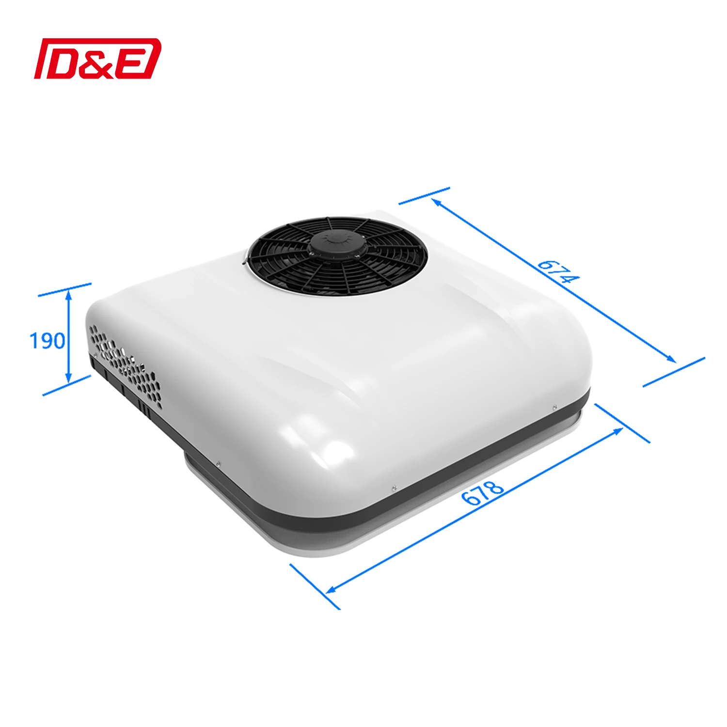 عالية الجودة RV على السطح نوع مكيف الهواء فرشاة أقل المحرك 12 فولت 24 فولت شاحنة مكيف الهواء لشاحنة RV شاحنة التخييم #2