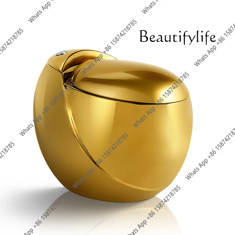 J Golden Toilet Siphon Toilet Household Creative Personalized Ceramic Nordic Round Deodorant Toilet
