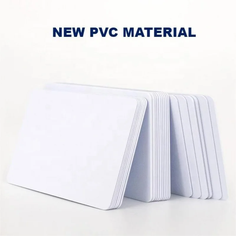 100pcs a lot Programmable White Blank ISO14443A RFID NFC Tap Card RFID PVC Smart Card