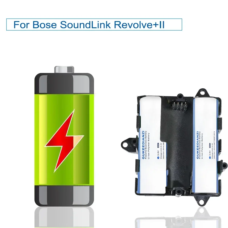 080065 3600mAh High Capacity Bluetooth Speaker Battery For Bose SoundLink Revolve+ II 2 080061 829049-0210