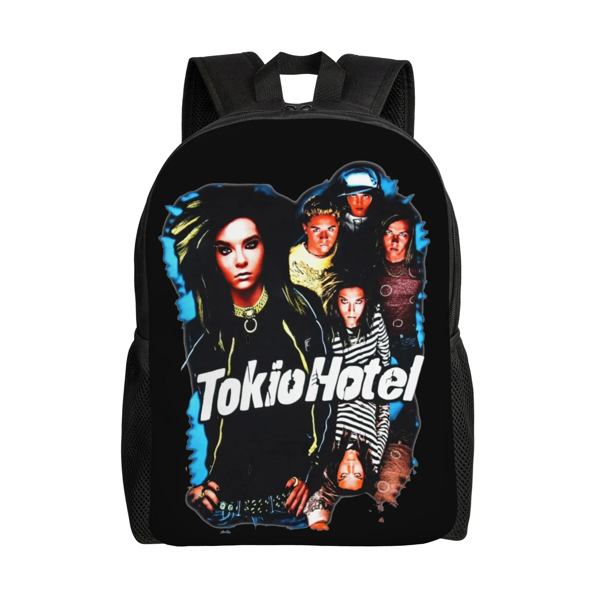 

Классический рюкзак Tokio Hotel для активного отдыха, для старшеклассников, деловой, в стиле немецкого рока, городской рюкзак для мужчин и женщин, сумка через плечо для колледжа