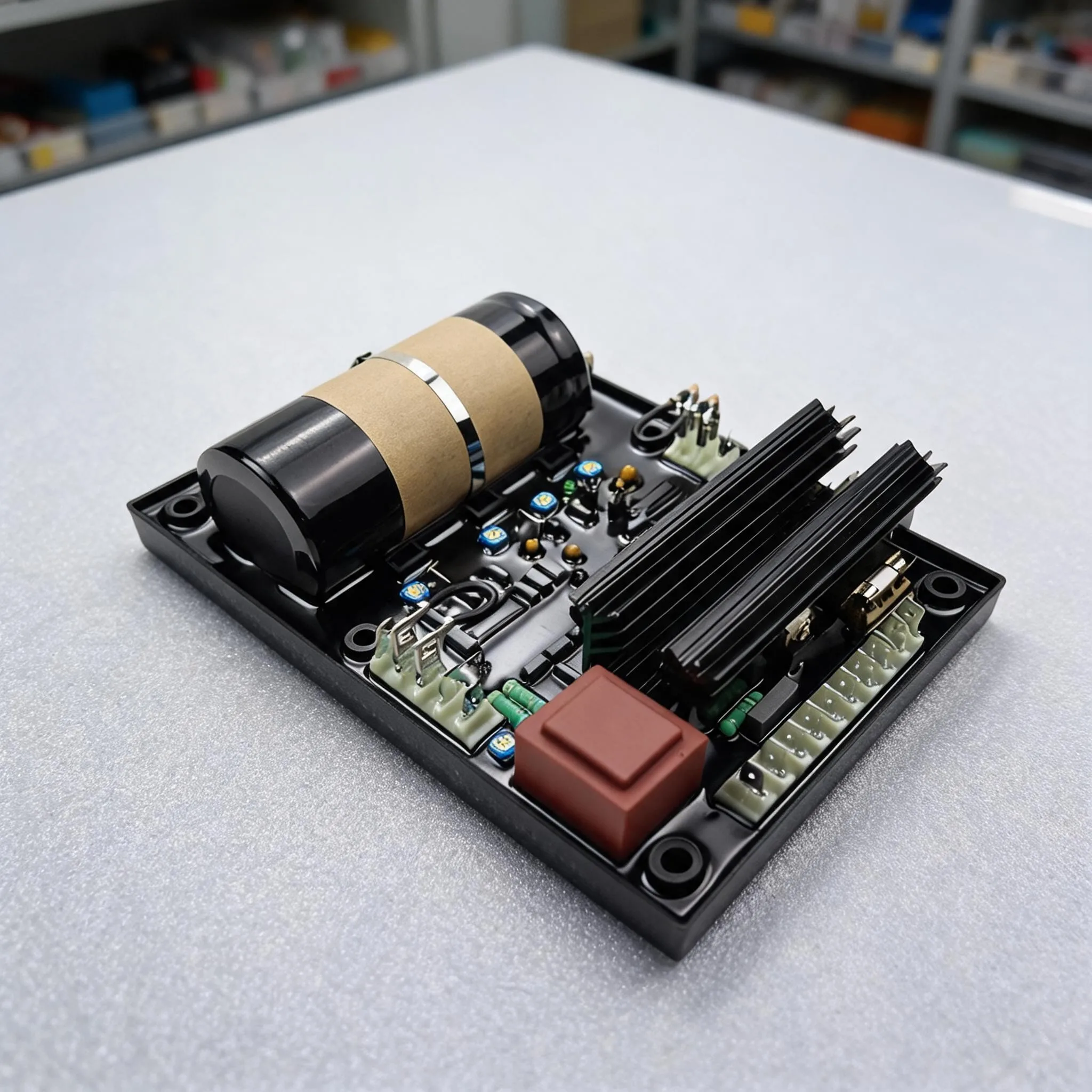 Automatic Voltage Regulator R449 R450 for Brushless Generator Supports 50Hz 60Hz Operation and 120VAC 240VAC Input