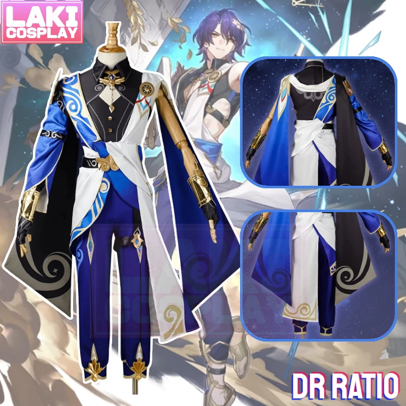 

Star Rail Dr Ratio Cosplay Costume Game Honkai Star Rail Veritas Ratio Intelligentsia Guild Halloween Party Roleplay