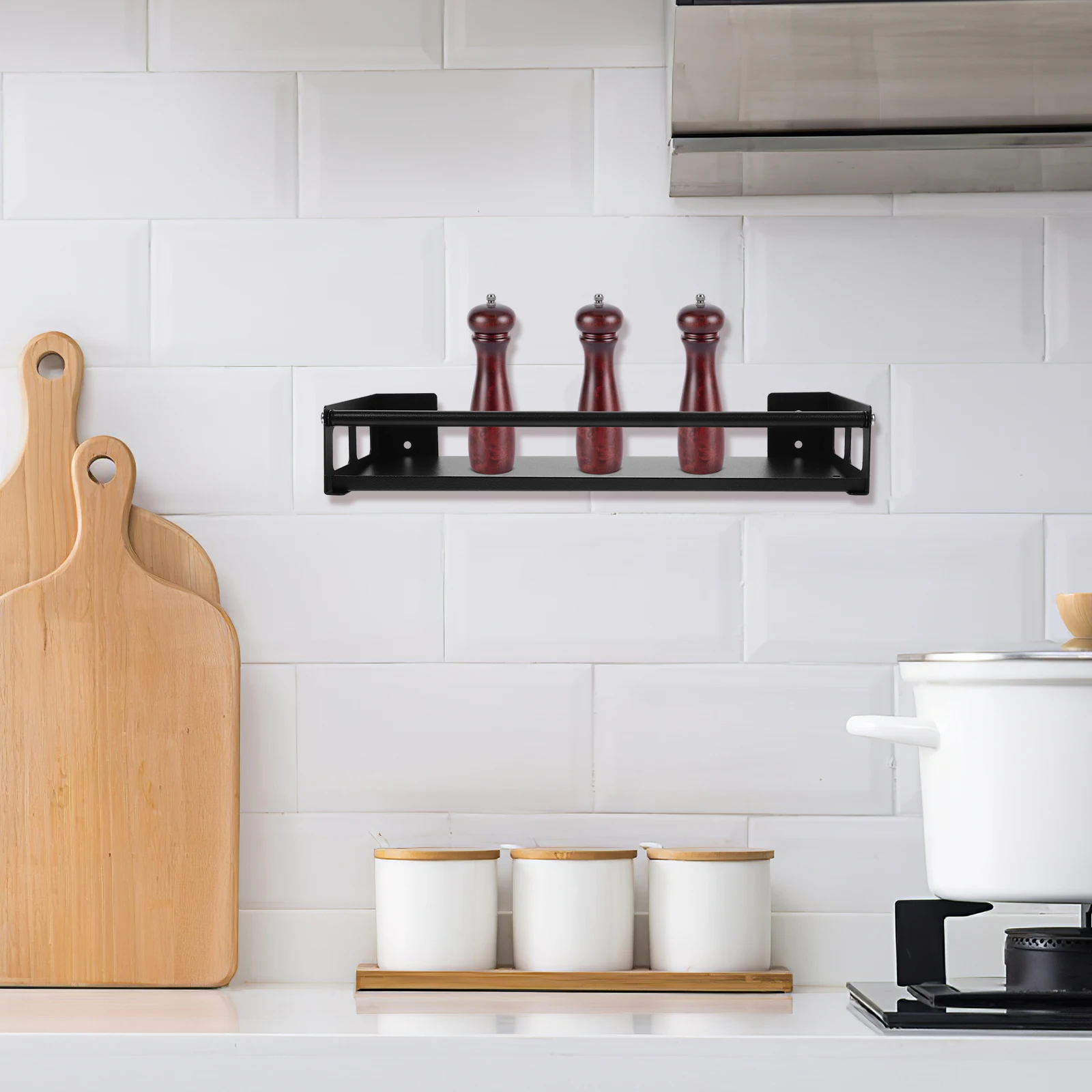 

Stainless Steel Mounted Kitchen Bathroom Storage Shelf Toiletries ganizer Holder ganizer