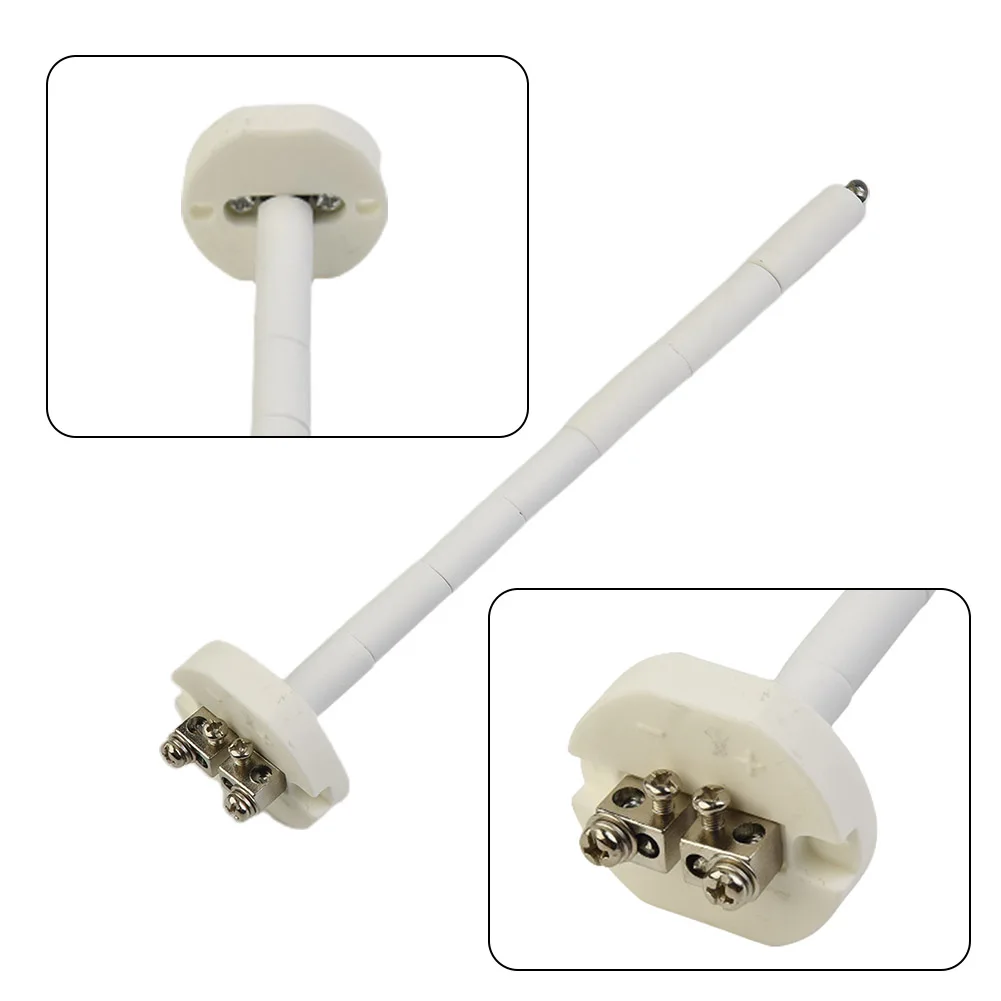 High Temperature K Type Thermocouple Sensor Two-hole Insulator With 9 Ceramic Tube Kiln Furnace 2372F 1300C 3mm