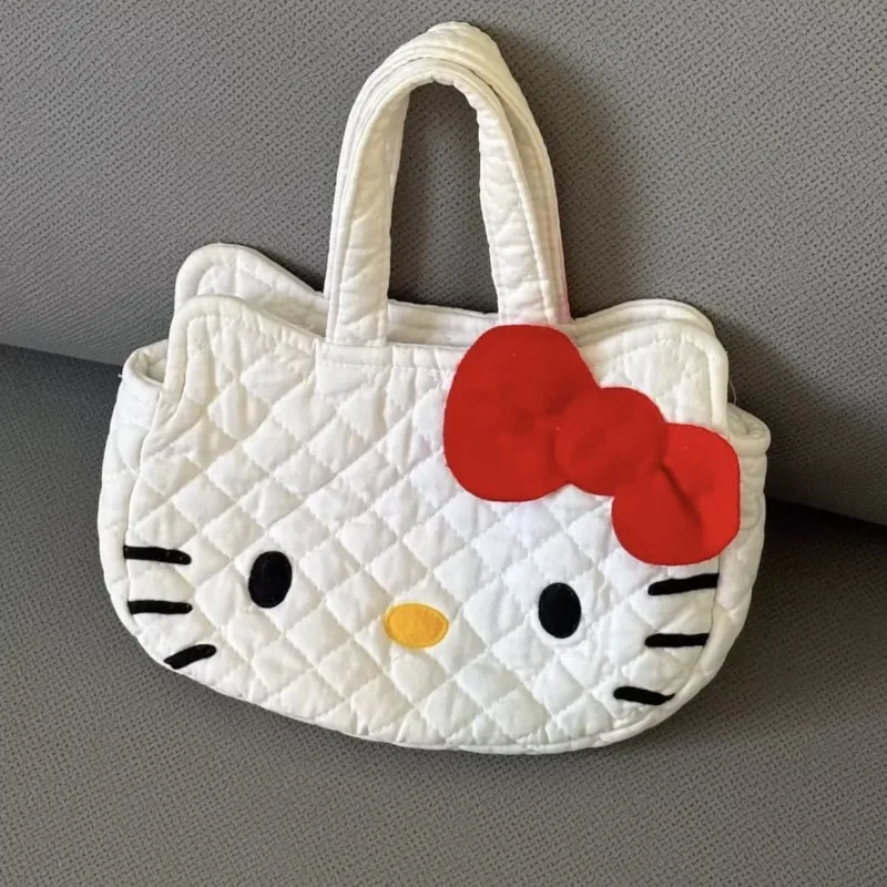 

Xiuya Hello Kitty Shoulder Bag for Women Cute Sweet Kawaii Lolita Jk Casual Handbag Student Large Capacity Female New Tote Bag