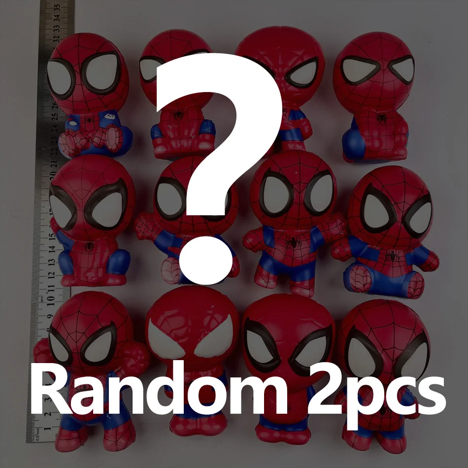 Bestseller Spider-Man Squishy Spielzeug, PU Langsam Aufsteigendes Stressabbau-Quetschspielzeug, Anime-Ornament, Fidget Toy Knisternde Squishies
