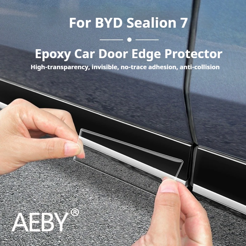 

AEBY For BYD Sealion 7 2024 Car Door Edge Protector Guard Anti Impact Collision Proof Tape Strip Auto Interior Accessories