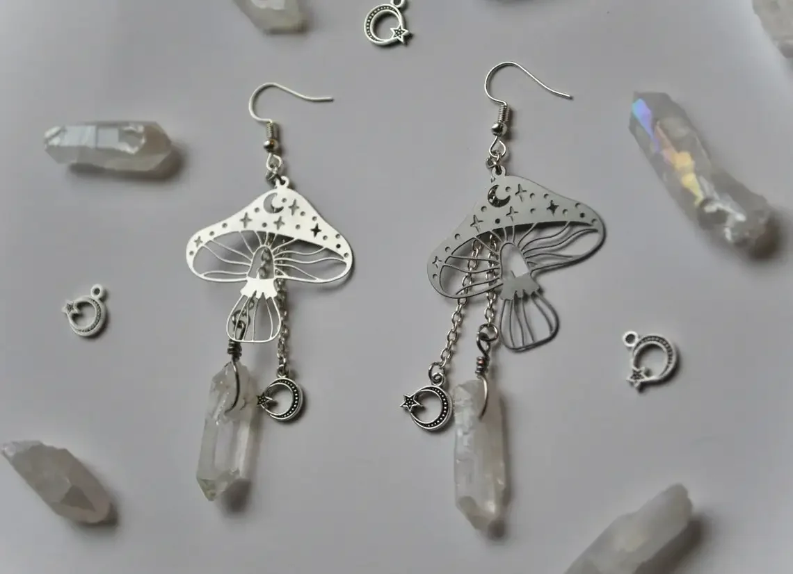 Silver Color Mushro… - image