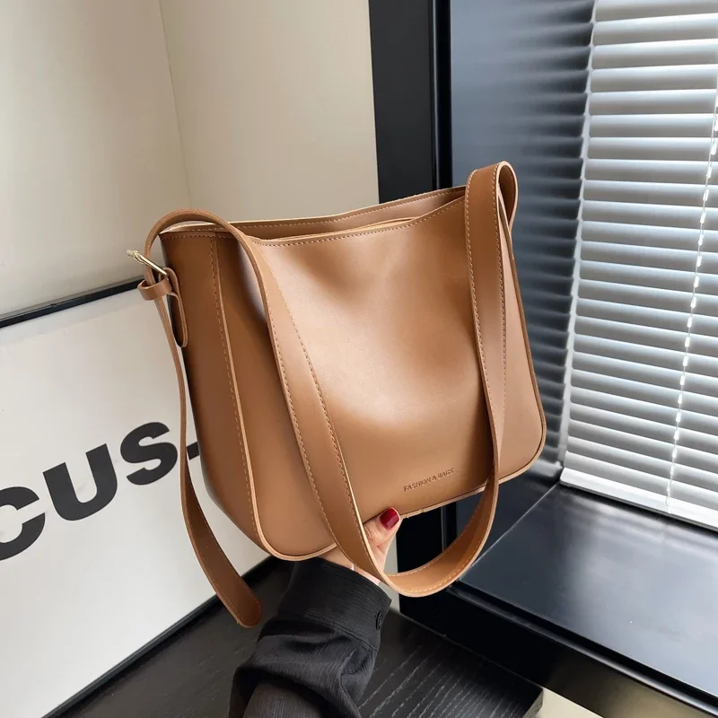 Fashion Simple PU Sense of Luxury Shoulder Bags High Quality Zipper Commute Versatile Women\'s Crossbody Bags 2024 Hot Sale