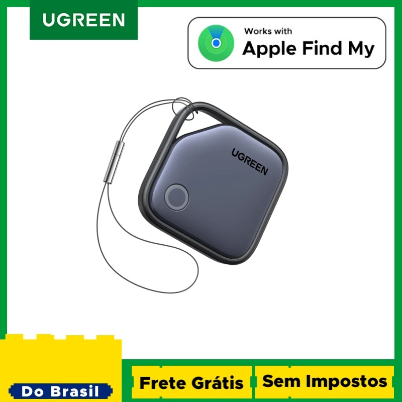 UGREEN Etiquetas de rastreador de ar FineTrack (somente iOS), rastreador Bluetooth de bateria substituível de 2 anos para Apple Find My, etiqueta inteligente de localizador de itens