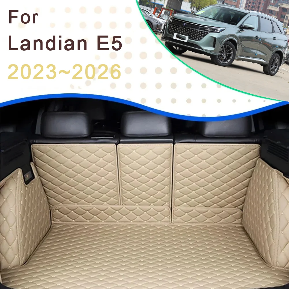 

Car Rear Trunk Mats For DFSK Landian E5 NEV 2023 2024 2025 2026 5seat 7seat Storage Pad Carpet Auto Accessories