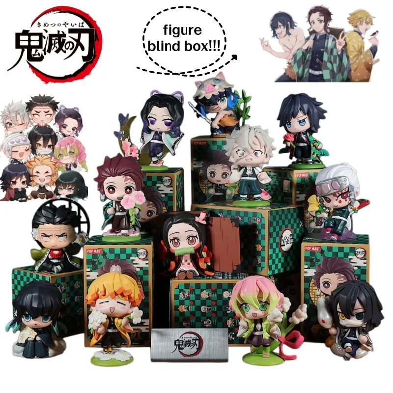 

Demon Slayer Kamado Tanjiro Kamado Nezuko Anime Character Figurine Blind Box Personalized Desktop Decoration Surprise Gift Box