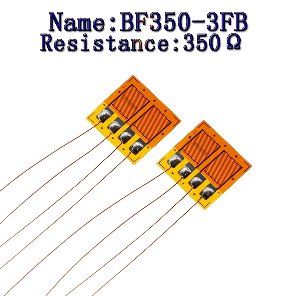 Foil type strain gauge, half bridge type BF350-3BF dual piece, high-precision 350 ohm weighing sensor resistance