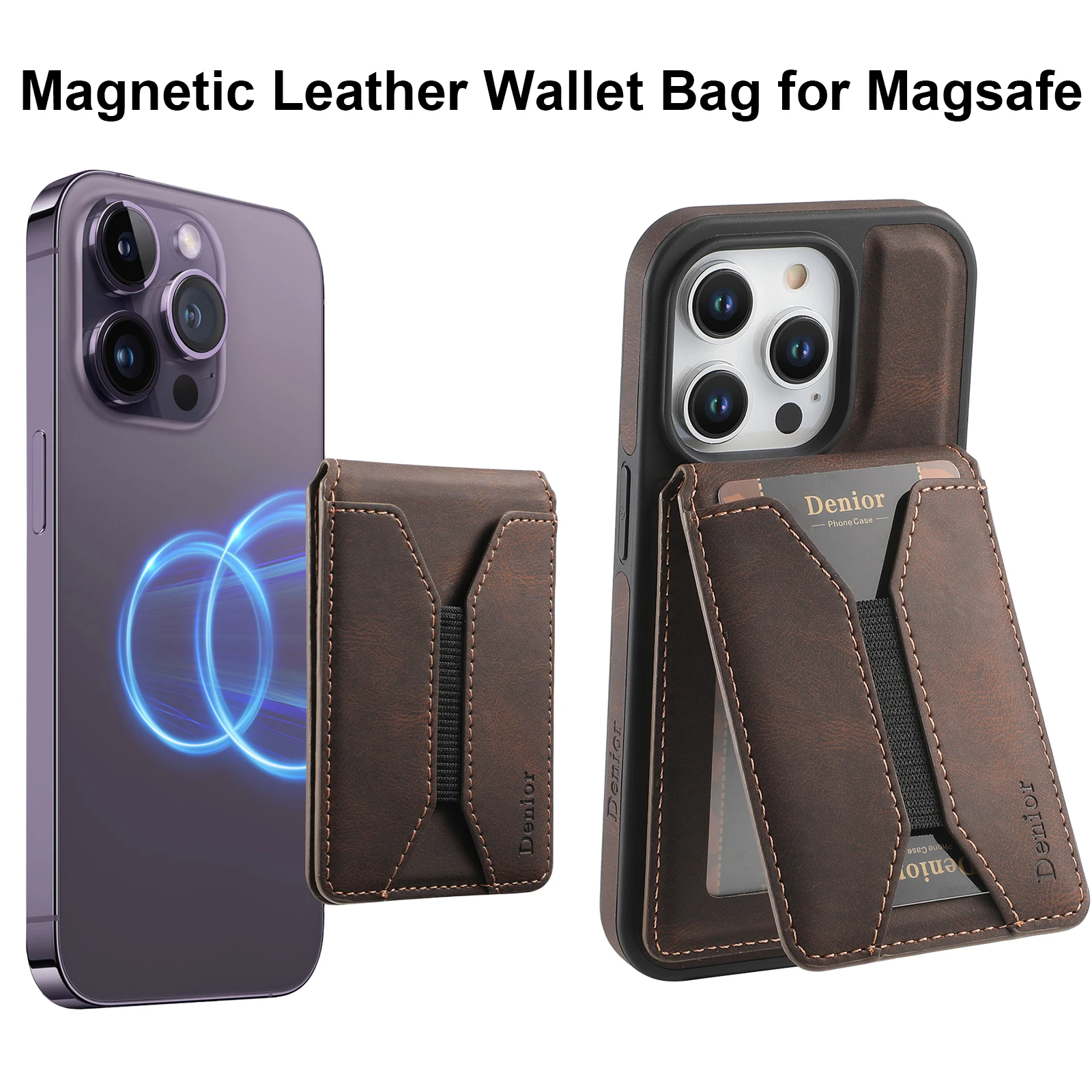 Magnetic Wallet Bag for iPhone 16 15 14 13 12 11 Pro Max Leather Carbon Fiber Texture Pocket Stand for Samsung S24 S23 Ultra FE