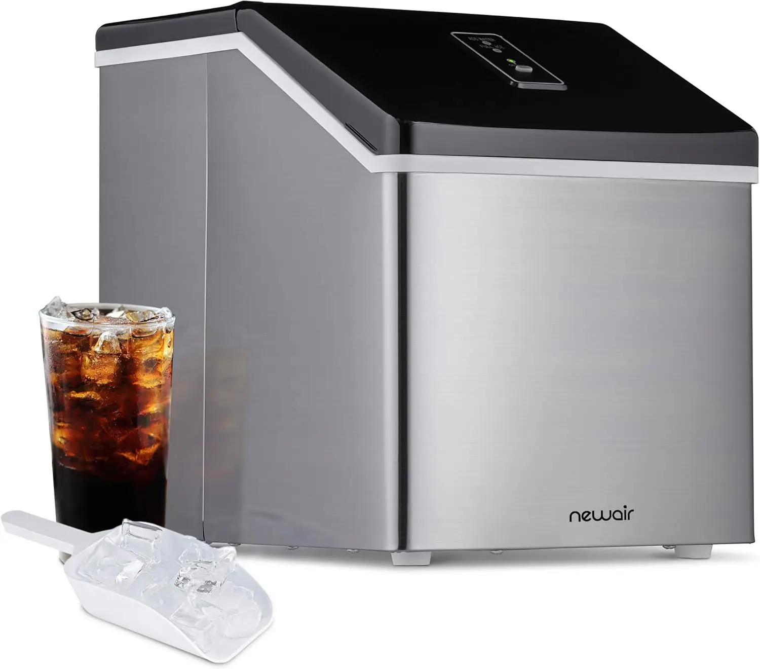 Countertop Ice Maker Machine, Compact Automatic Ice Maker, Cubes Ready in Under 15 Minutes, Portable Ice Cube Maker, Perfect for