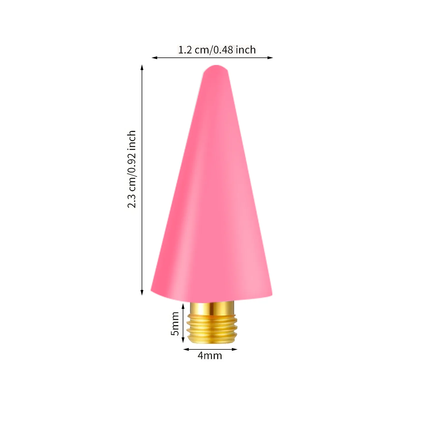 1/5 pezzi punteggiatura per unghie sostituzione testa di cera bianco rosa strass penna forniture per manicure penna manicure arte strumenti per trapano a punti