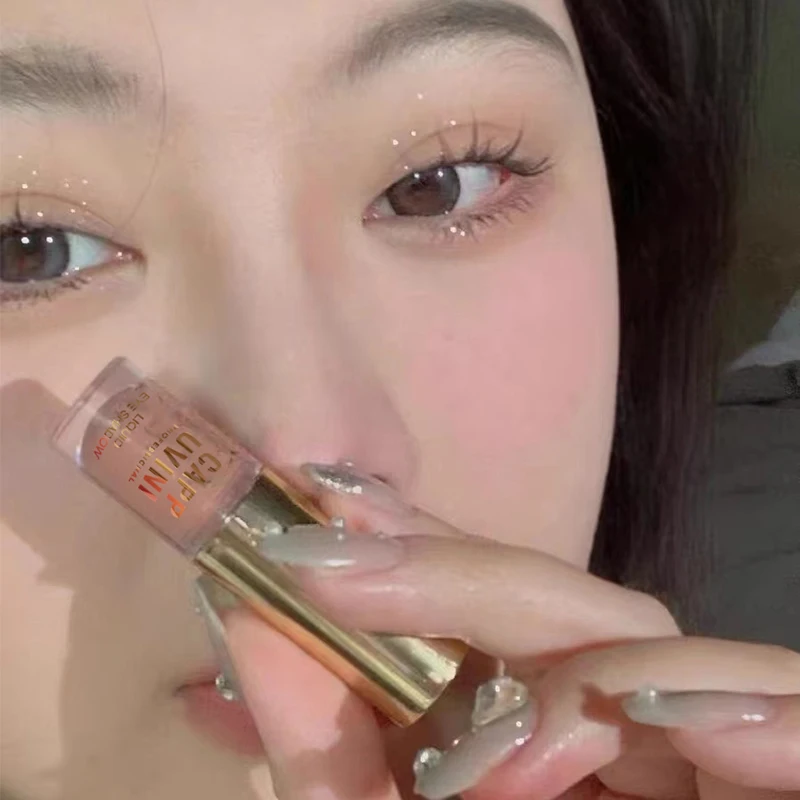 ヌードマットリキッドアイシャドウクリーム長持ちグレーピンク光沢のあるアイシャドウシマーグリッターミルクブラウンアイピグメントメイクアップコスメティック