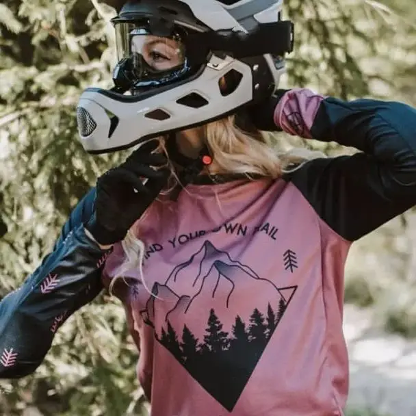 Roupas de ciclismo 2025 mulheres roupas de bicicleta motocross camisa downhill mtb enduro camisa esportes manga longa camiseta Roupas de ciclismo 2025 mulheres roupas de bicicleta motocross camisa downhill mtb enduro camisa esportes manga longa camiseta