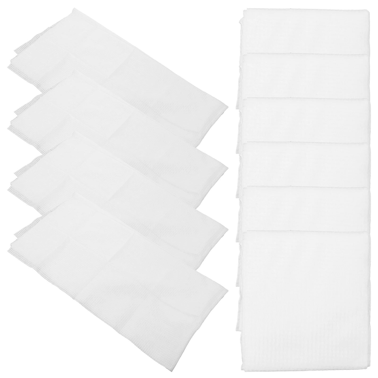 

10 Pcs Thickened Cotton Hand Towels 50x100cm Disposable Bathroom Cleansing Travel Soft Absorbent Quick Drying Hotel Use