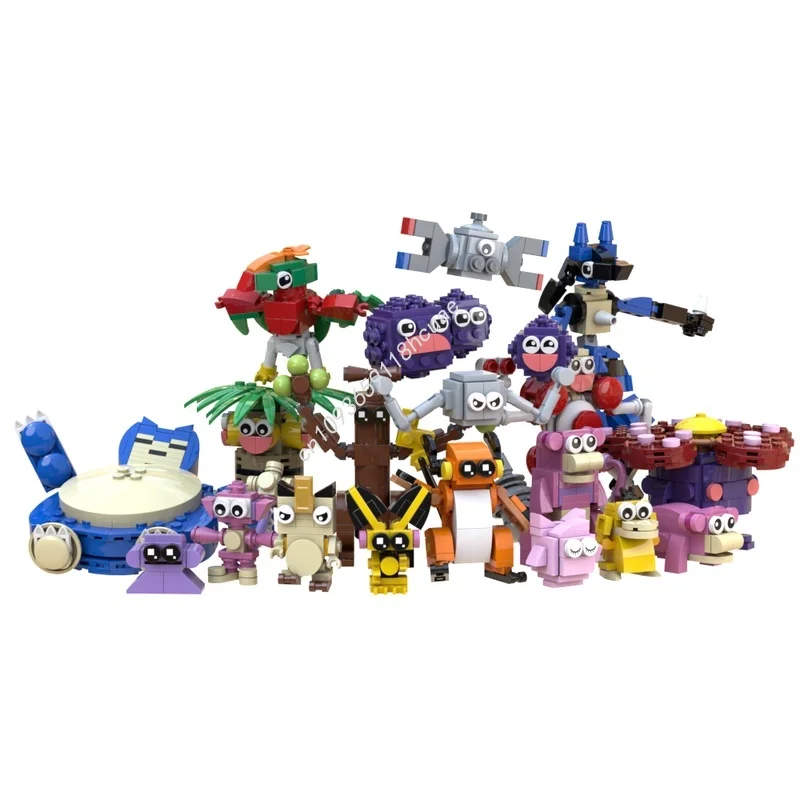 

1108 шт. MOC Pok Mix, ассорти, модель системы Mon, строительные блоки, рождественский подарок, архитектура, сборная игрушка, креативное образование для детей