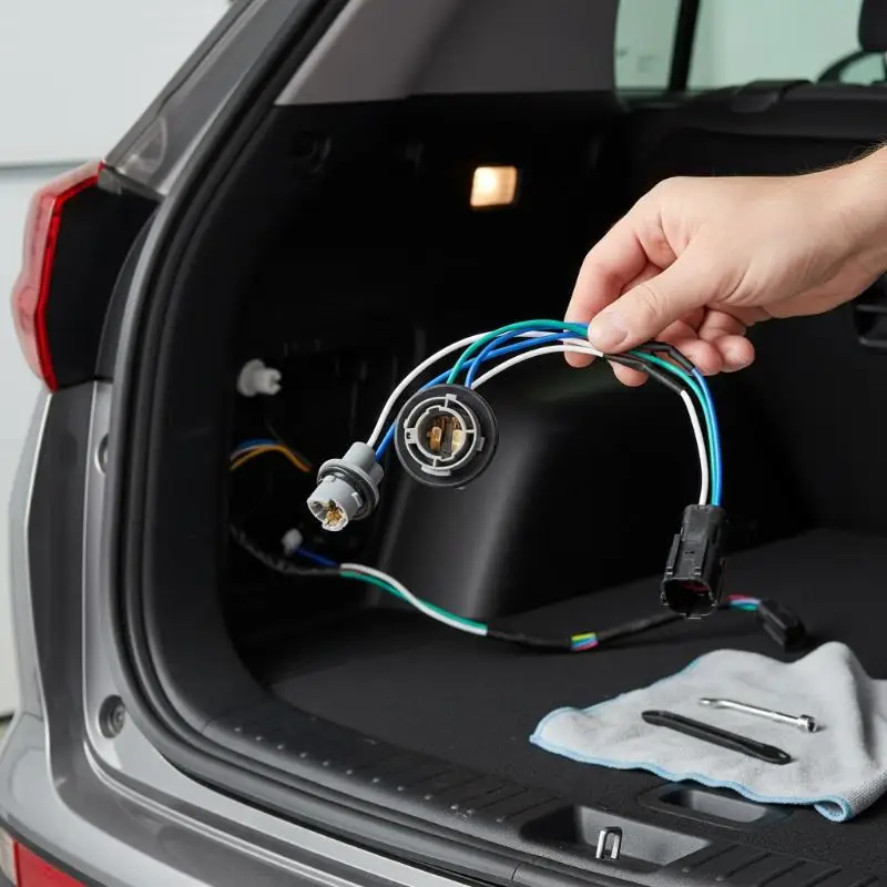 

Auto Tail Light Lamp Socket Wire 92480-D9020 Plug Harness Seamless Replacement Simple Install