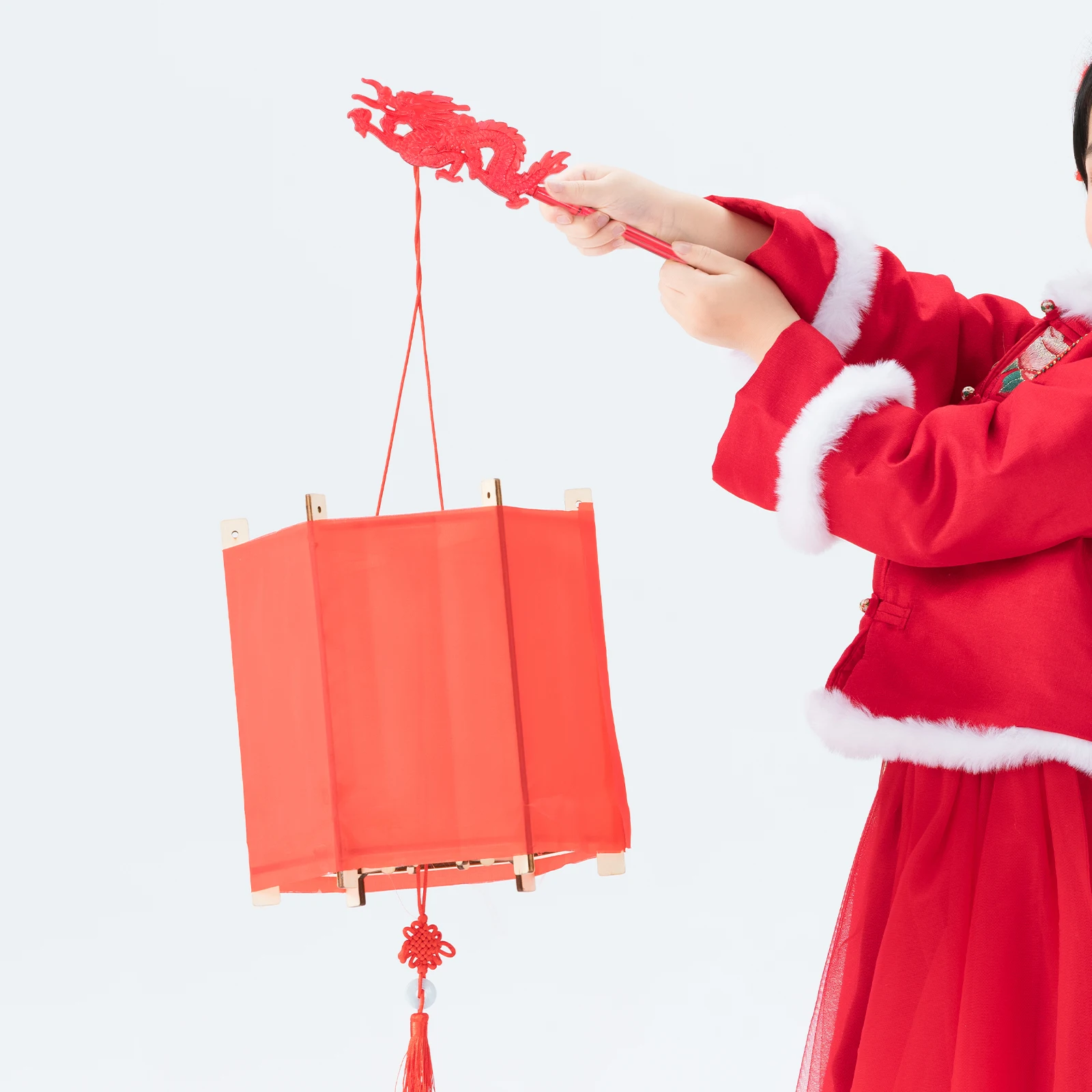 

10Pcs Dragon Shaped Lantern Handle Handheld Lantern Rod for Paper Festival Decorative Lighting DIY Use