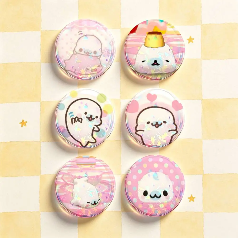 CUTE M-Mamegoma HD Print Badges Pretty Round Display Brooches IP merchandise 32mm 58mm 75mm 44mm 25mm