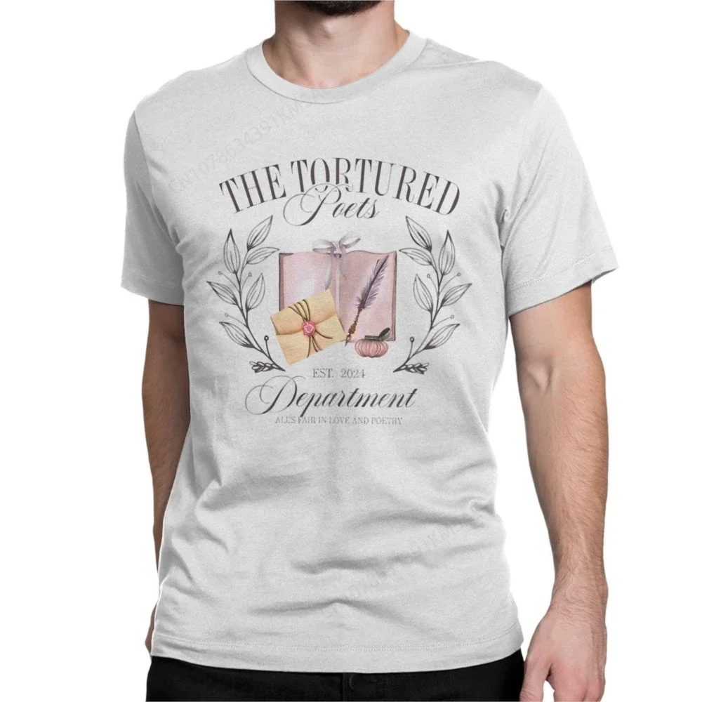 The Tortured Poets Department Ttpd for Men Women T Shirt Casual Tees Short Sleeve  T-Shirts  Cotton Plus Size Clothing