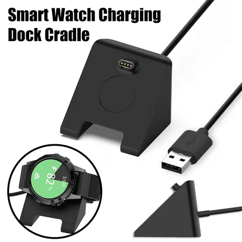 Imagen 1 del producto Base de carga para reloj inteligente Garmin Fenix 7/7S/7X Epix/Venu 2/Venu SQ/enduro/Approach S62/vivomove 3/Cable cargador USB