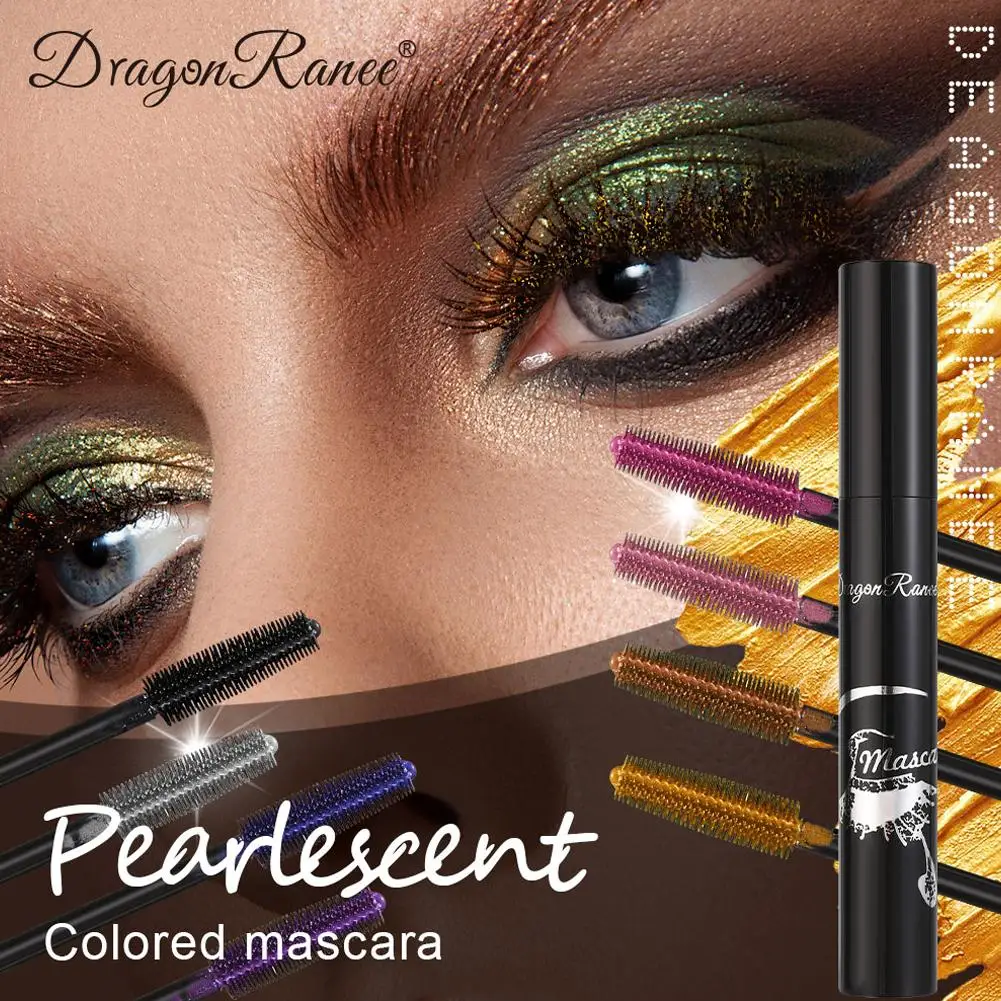 NEW Color Waterproof Mascara Liquid Lash Extension And Volume High-end No Mascara Smudge-Proof No Length Clumping D8V1