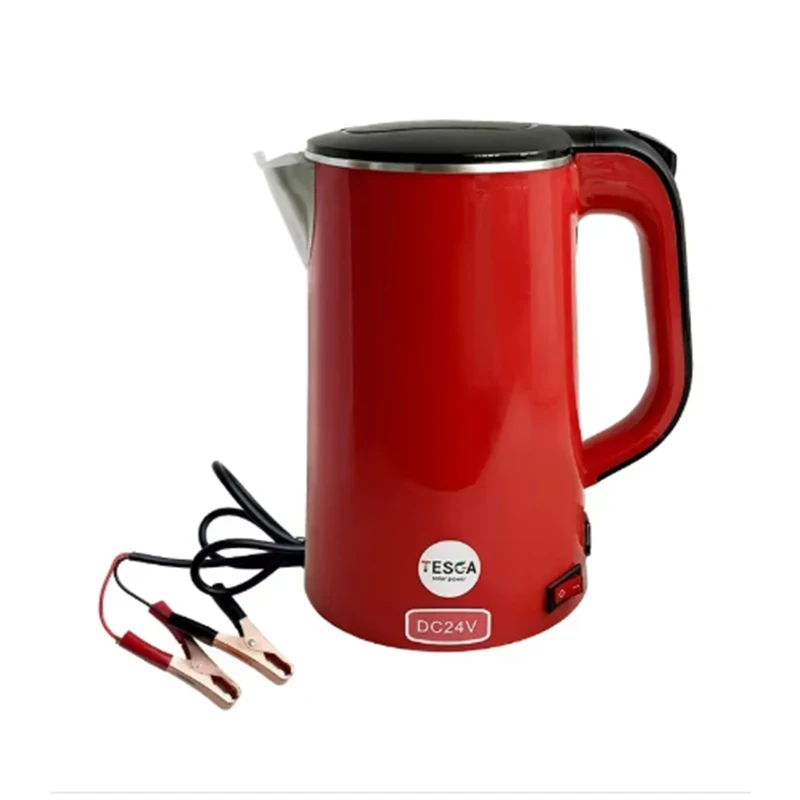 DC 24V electric kettle 1.8L large capacity boiling water boiling eggs boiling noodles convenient car water kettle