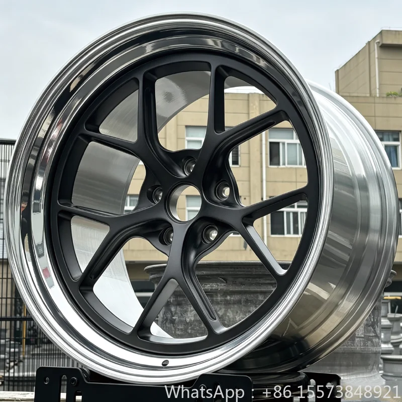 Luxury 2 Piece Forged Alloy Wheels 17 18 19 20 21 22inch 5*100 5*108 5*112 5*114.3 5*120 5*130 Custom Deep Dish for