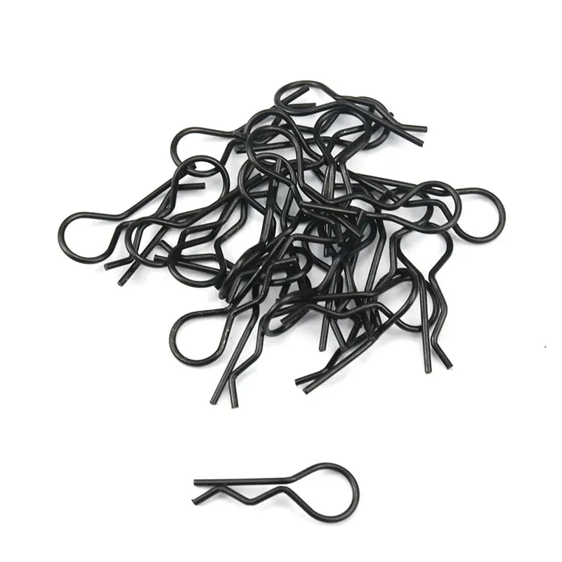 100PCS 1:10 1:16 1:8 Universal Car Shell Clip Pin Buckles 02053 86090 85734 R Clips for DIY HSP On-road RC Cars Accessories