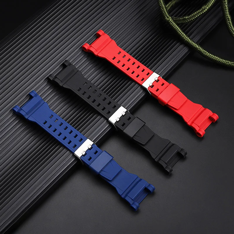 Notched Bracelet for Casio GR-B200 Spacecraft Astronaut G-SHOCK Series Special Resin Silicone  wristband Men's Watch Band