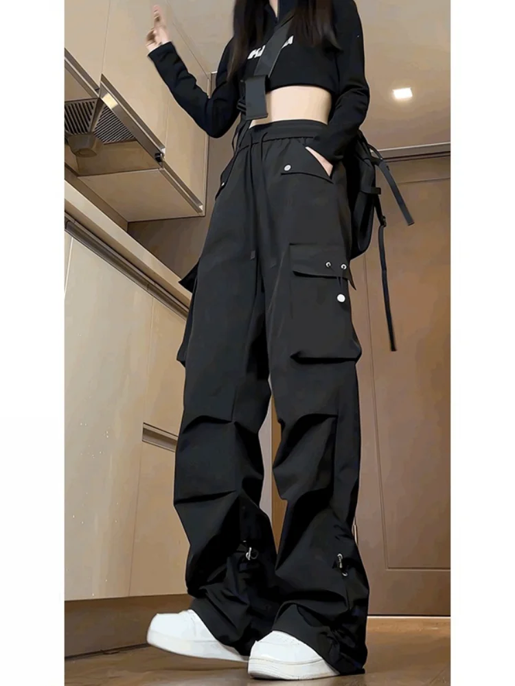 

Серебристые мужские повседневные брюки с меховой подкладкой, свободные, прямого кроя, утепленные, зимние, спортивные, модные, в американском ретро-стиле, молодежные, стильные