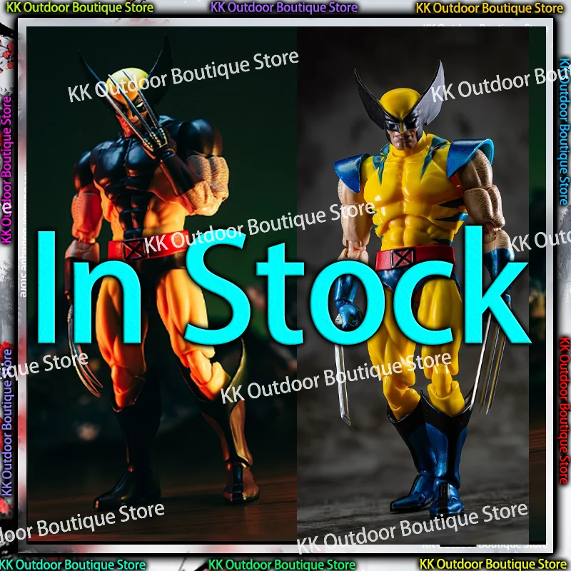 متوفر ألعاب Ct ولفيرين براون مافيكس 138 الشكل 096 كوميك Ver X-Men Shf أنيمي عمل الشكل تمثال نموذج هدايا مخصصة اللعب