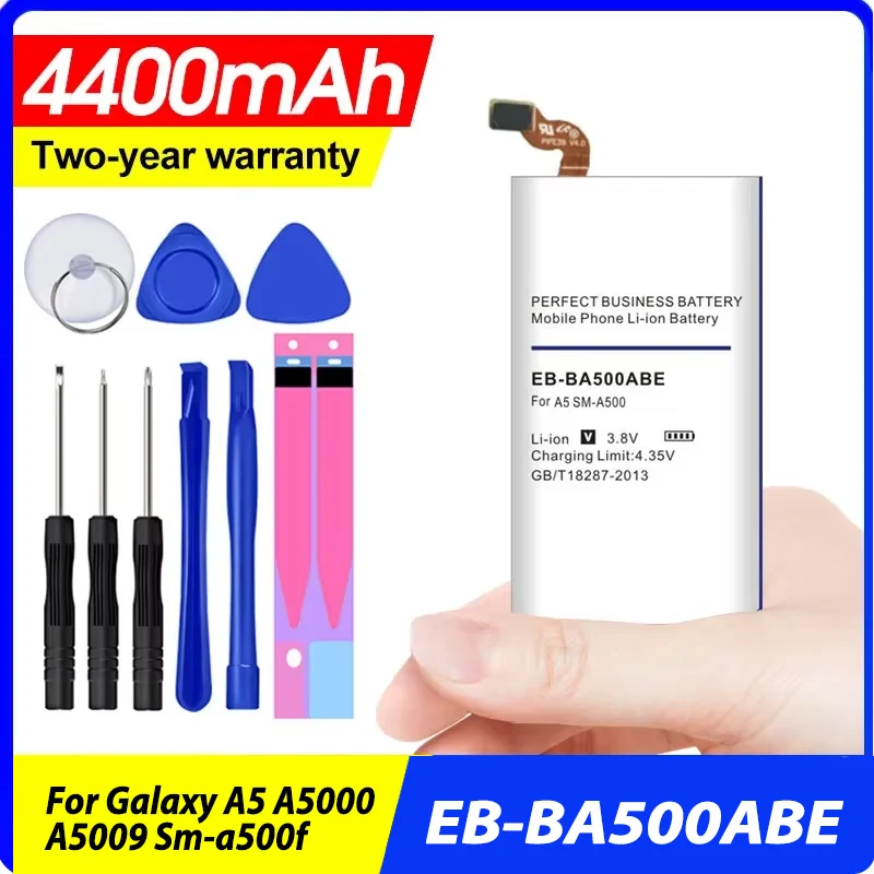 4400mah Eb-ba500abe Battery for Samsung Galaxy A5 A5000 A5009 Sm-a500f A500f Sm-a500 A500