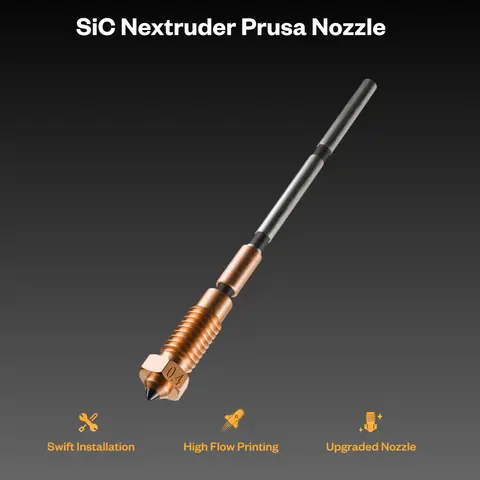 Phaetus Upgraded Sic Nextruder Prusa MK4 Nozzle Silicon Carbide Nozzle Durable For Prusa MK4/XL/MK3.9