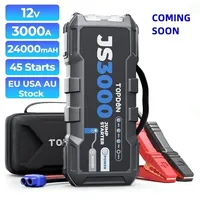 TOPDON JS3000 3000A 24000mAh 12V Multi-function Portable Car Automotive Battery Booster Box Kit Pack Power Bank Car Jump Starter