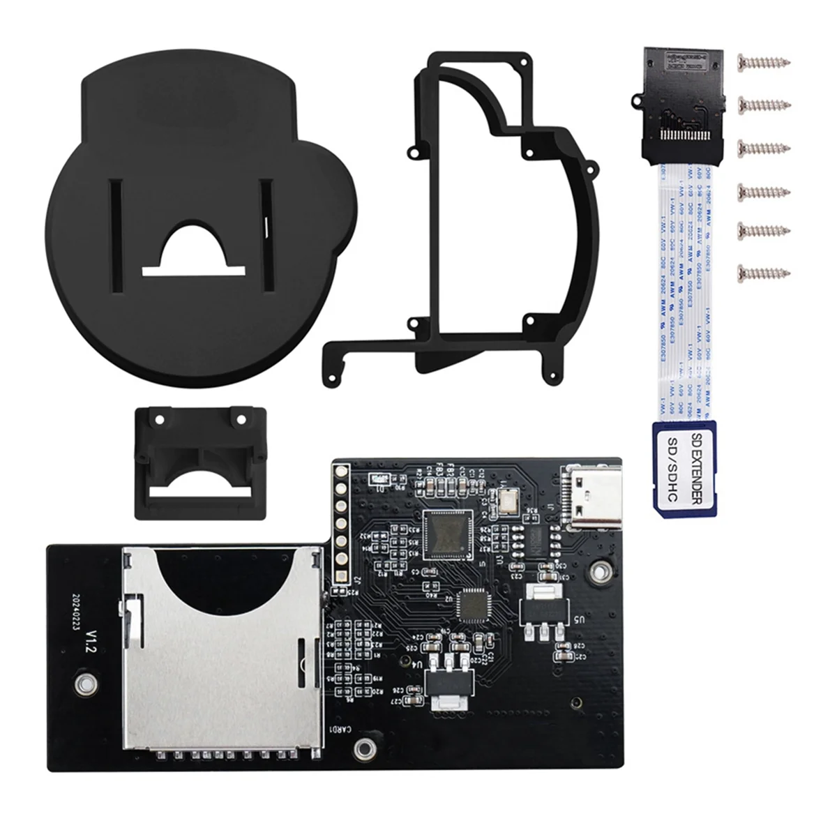 For CUBEODE V1.2 Optical Drive Emulator+3D Printer Mount Kits for NGC Optical Drive Emulator for NGC GameCube Console A