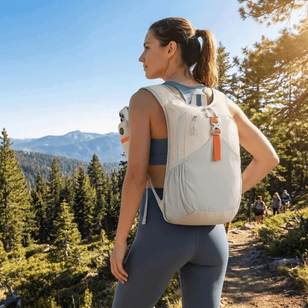 High Quality 15L Hiking Backpack Lightweight Foldable Small Backpack Compact Multiple Pockets Ultralight Hiking Daypack Hiking
