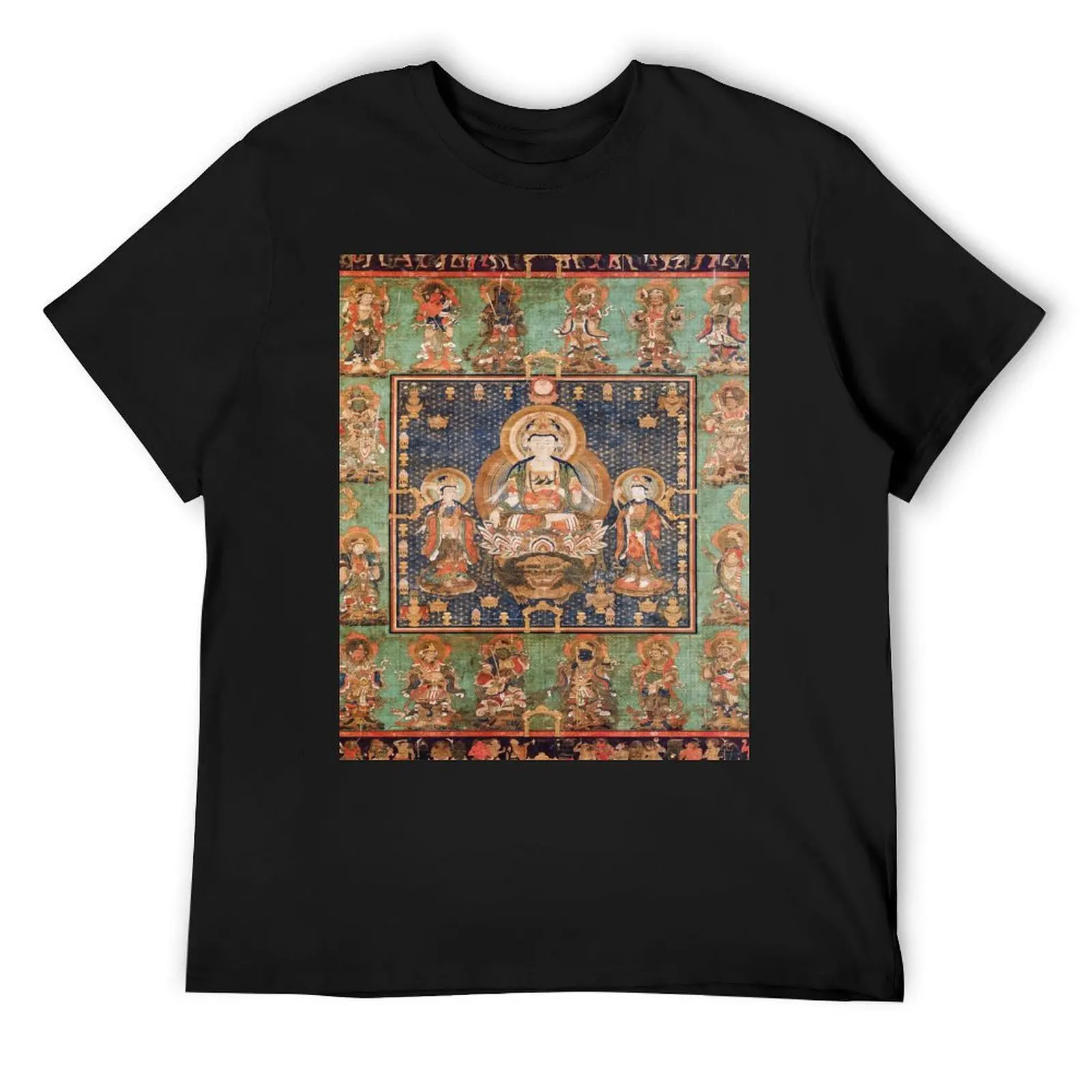 

Mandala of the Bodhisattva Hannya (Prajnaparamita) T-Shirt vintage anime shirt plus size tops blanks mens big and tall t shirts