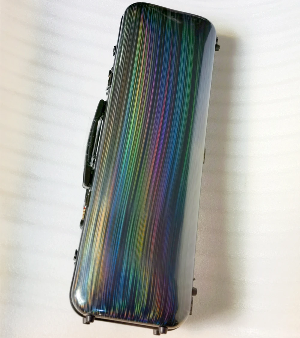 バイオリンケース　カーボンファイバー Oblong-カーボンファイバーバイオリンケース、4/4、楽譜バッグ付き