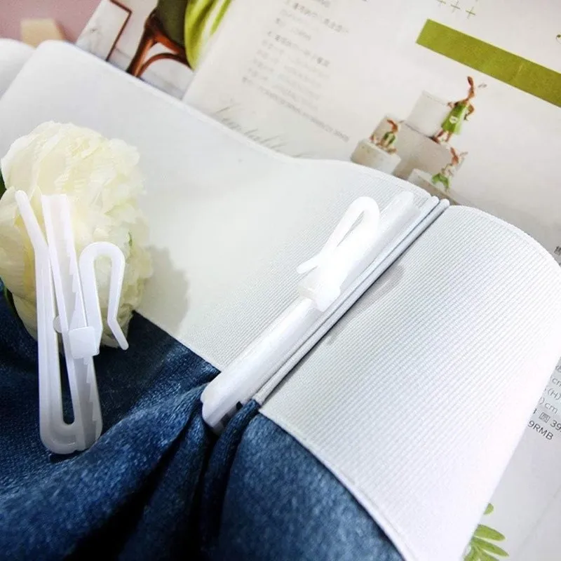 70 pcs 7cm Height Adjustable Drapery Pins with No Drilling Required, ideal for Bedroom Window Drapery and Blinds Installation